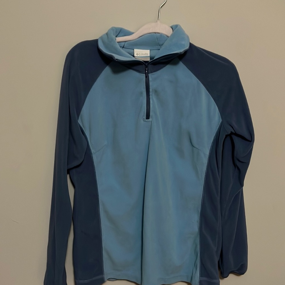 large light blue Columbia jacket